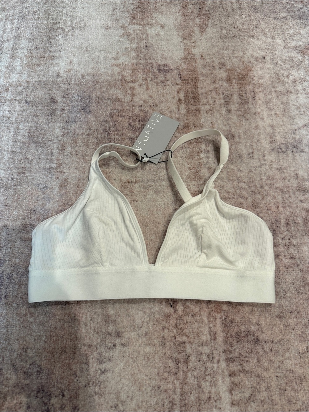 White Ribbed Soft Bralette - Women Intimates & Sleepwear